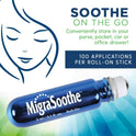 MigraSoothe | Cool & Refreshing Effect| Essential Oil Roll-On Stick | 2 Pack