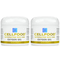 Cellfood, Oxygen Gel - 2 oz, 2 Pack - Nutrient Rich - Provides Moisture & Protection, Decreases Look of Fine Lines - Aloe Vera, Lavender Blossom Extract, Cellfood & Glycerine - Hypoallergenic, Non-GMO