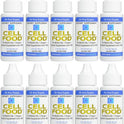 Cellfood, Oxygen Boost - 1 fl oz, 10 Pack - Liquid Oxygen Supplement for Lymphatic Drainage, Altitude Sickness, Jet Lag, Fatigue, Headaches, Hangovers & Energy - Gluten Free, Cert. Kosher