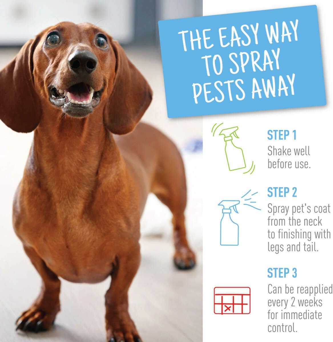 Adams, Flea & Tick Spray Plus Precor 16 oz - Pack of 2