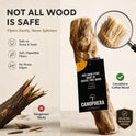 Canophera, Coffee Wood Dog chew Sticks for Regular chewers - Size Large