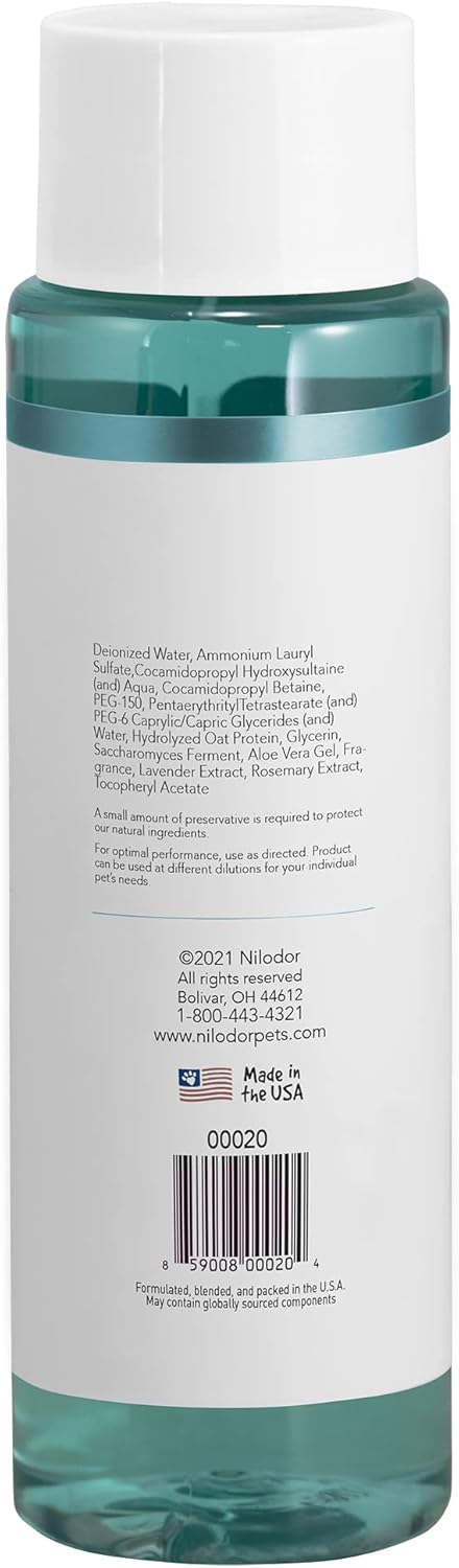 Bobbi Panter, Deodorizing Dog Shampoo Chamomile & Plant-Based Deodorizers – Degreasing Natural Formula for Strong Odors, Fresh Clean Scent, Tear-Free, 25:1 Concentrate, Made in USA, 13 oz