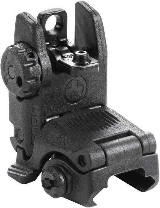 Magpul, MBUS Flip-Up Backup Sights, Black, Rear Sight