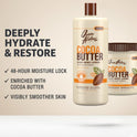 Queen Helene, Cocoa Butter Creme – Extra Rich Moisturizing Cream that Softens, Nourishes & Restores Dry Skin Comfort | 15 oz | Pack of 4