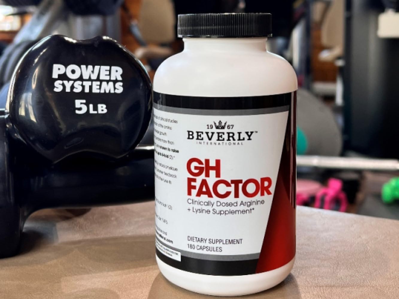 Beverly International, GH Factor, 180 Capsules. Raise Levels by Up to 8-Fold. Clinically Dosed Arginine + Lysine Supplement. P.M. Growth Promoter for Men & Women. Revitalize Your Physique.