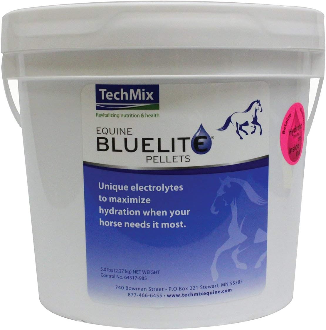 Techmix, Equine BlueLite Pellets 5lb 5LB