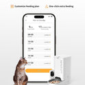 PETKIT, Automatic Cat Feeder with Camera, 1080P HD Video with Night Vision, 2.4G WiFi Pet Feeder with Phone App Control, 2-Way Audio for Cats and Small Dogs, Portion Control Up to 10 Meals Per Day