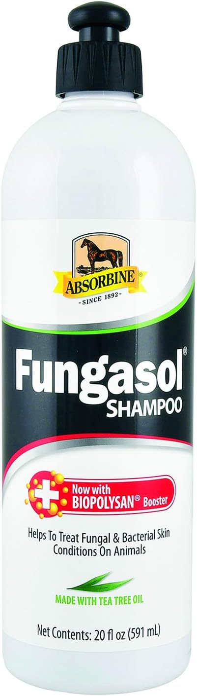 Absorbine Fungasol Shampoo, Treats Horse Skin Conditions, 20oz