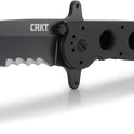 CRKT, EDC Folding Pocket Knife: Special Forces Everyday Carry, Automated Liner Safety, Dual Hilt, G10 Handle, 4-Position Pocket Clip
