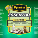 Pyranha Essential Shampoo - With Geraniol, Argain Oil, Vitamin E, Coconut Oil, and Aloe Vera - Die & Paraben Free, Long Lasting Smell, Biodegradable - Shampoo for Horse, Dogs, Cats, and more - 32 OZ