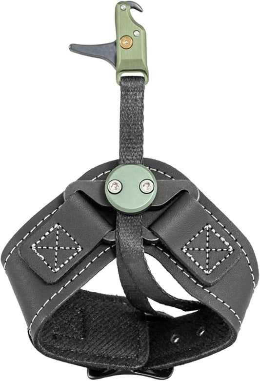 Stan, SoleX Clicker Index Finger Bowhunting Archery Release - Wrist Strap Open Hook Trigger Aid with Click Mechanism, Fast Reset, Adjustable Length, Travel & Tension