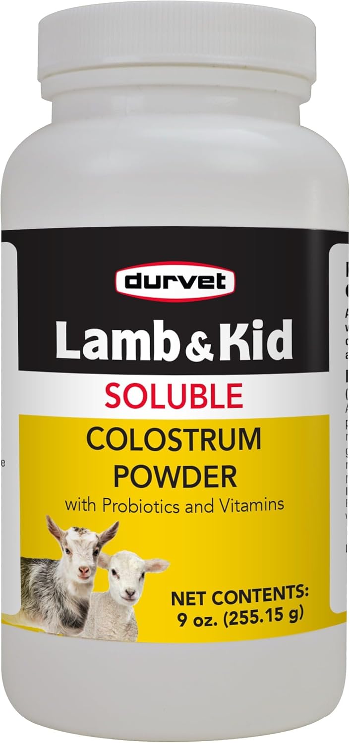 Durvet, 698307 Colostrum Powder for Lamb & Kid, 9 oz