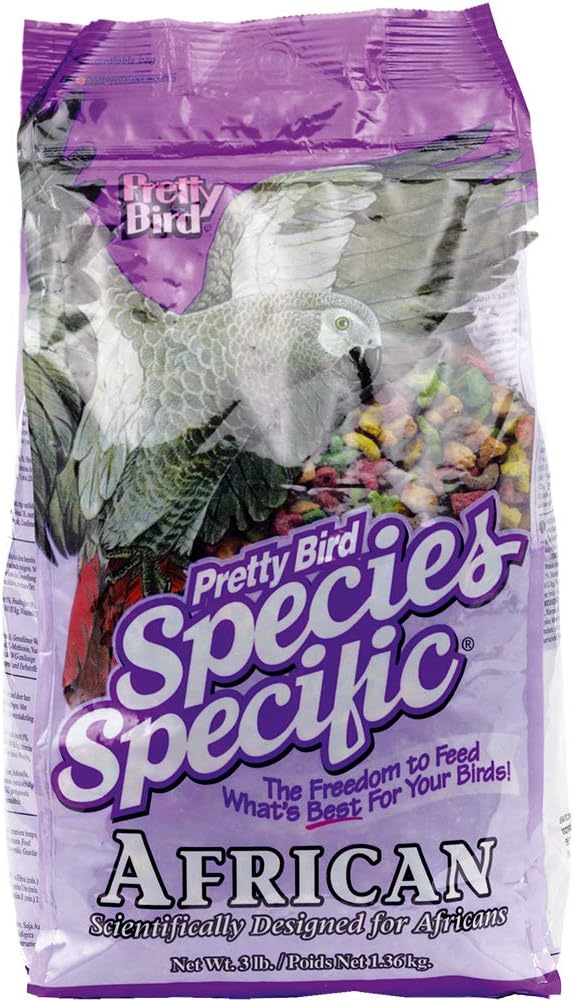 Pretty Bird, International Bpb73313 Species Specific African Bird Food With Extra Calcium, 3-Pound