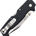 Cold Steel, SR1 Lite 8Cr14MoV Steel 4" Blade Griv-Ex Handle Tactical Self-Defense Folding Knife with Tri-Ad Locking Mechanism, Pocket/Belt Clip