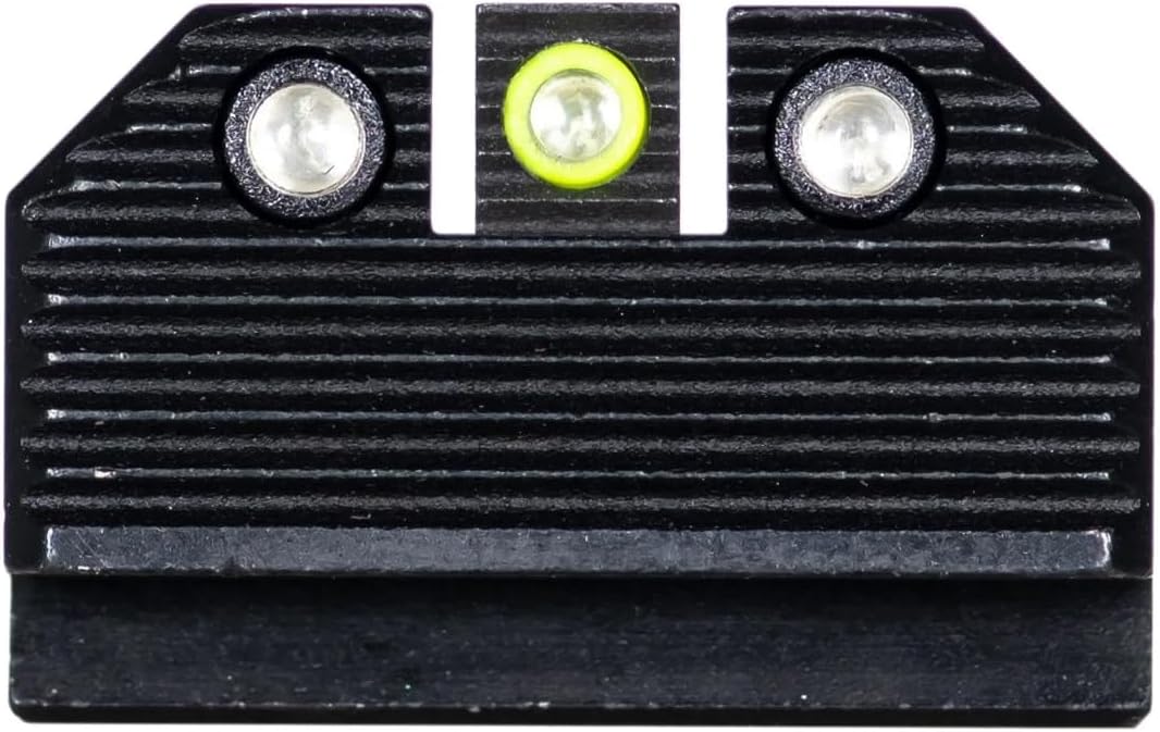 Night Fision, Optics Ready Stealth .290-.297 Night Sight Set Compatible with Glock 43/43X/43X MOS Designed for Lower 1/3rd Co-Witness with Shield RMSc, Holosun 507K & EPS Carry, Swampfox Sentinel