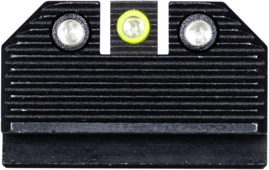 Night Fision, Optics Ready Stealth .290-.297 Night Sight Set Compatible with Glock 43/43X/43X MOS Designed for Lower 1/3rd Co-Witness with Shield RMSc, Holosun 507K & EPS Carry, Swampfox Sentinel