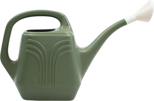 Bloem, Promo Watering Can: 2 Gallon Capacity - Living Green - Durable Resin, Removable Nozzle Spout, Two Handles, Wide Mouth, for Indoor and Outdoor Use, Gardening