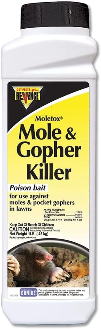 BONIDE PRODUCTS INC, 1 LB MOLETOX, Mole & Gopher KILLER