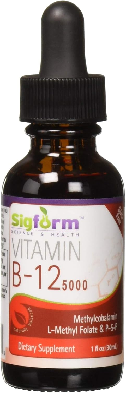 SIGFORM, Vitamin B12 5000 Sublingual, 0.02 Pound