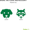 Safer, Garden Animal Repellent Ready-to-Use Spray – Dual-Action Formula Repels Birds, Cats, Deer, Dogs, Groundhogs, Rabbits, Raccoons, Skunks & Squirrels – Protects up to 375 Sq Ft - SG3145, 24 fl oz
