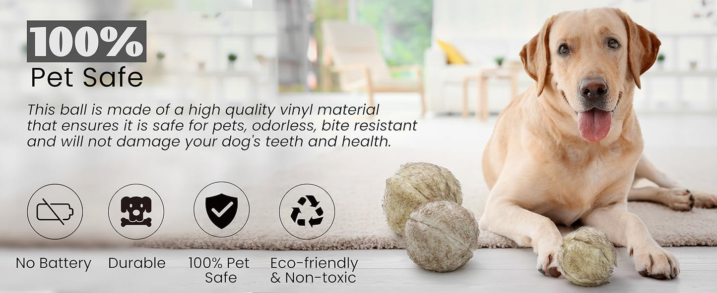 Nocciola, Wobble Giggle Ball for Dogs, Interactive Dog Toys for Boredom, Squeaky Ball Dog Toys to Keep Them Busy, Pet Toys for Small Medium Large Dogs, Fun Giggle Sounds When Rolled or Shaken (S)