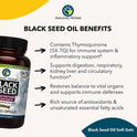 Amazing Herbs, Premium Black Seed Oil Capsules - High Potency, Cold Pressed Nigella Sativa Aids in Digestive Health, Immune Support & Brain Function - 60 Count, 1250mg (Pack of 3)