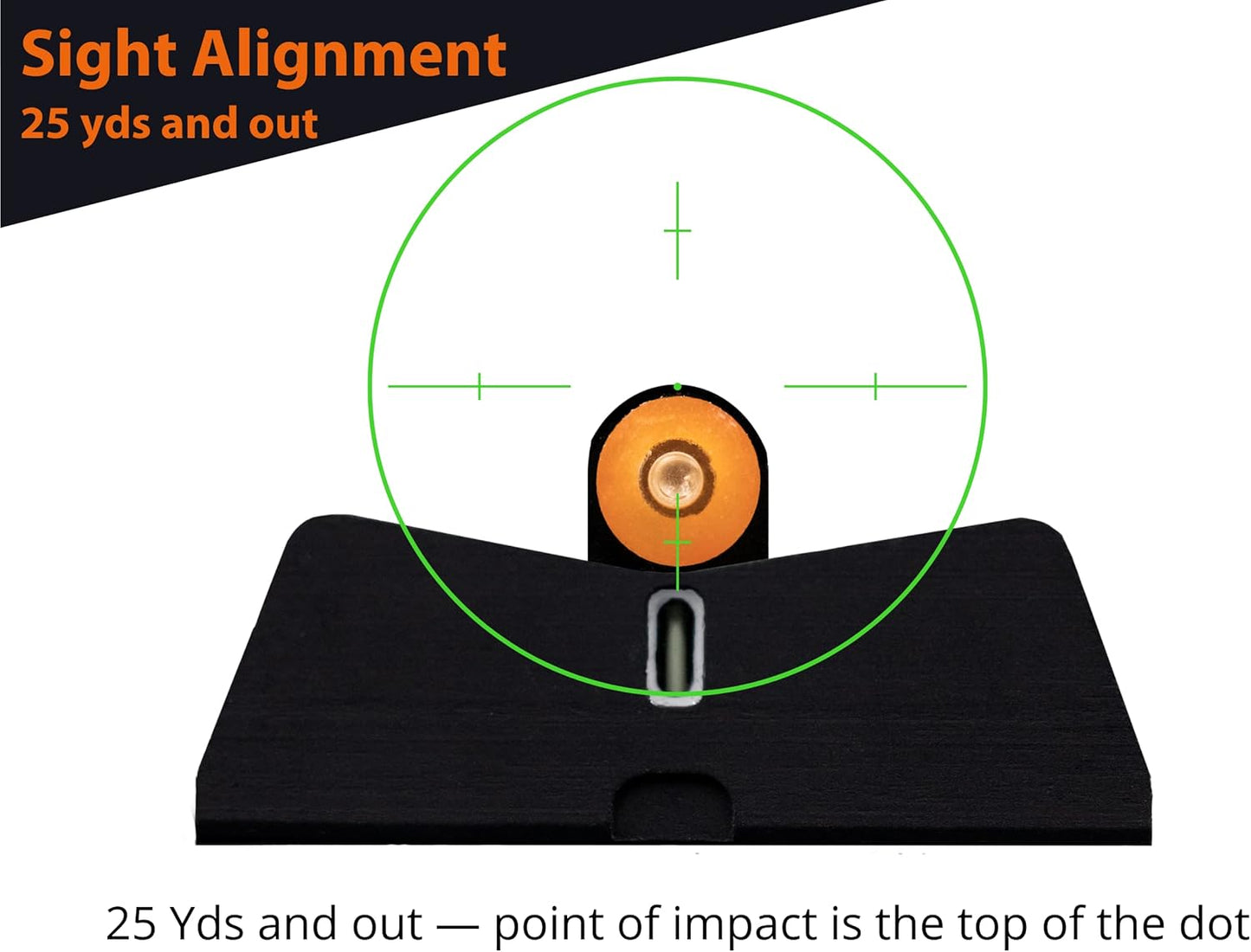 XS Sights, DXT2 Big Dot Tritium Night Sights. Tritium Front and Rear set. Fits Glock 17,19,19X,20,21,22,23,24,26,27,29, 30,31,32,34,35,36,37,38,39,40,41,42,43,43X,45,48,49 models including MOS versions