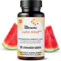 I’m Nutrients, Calm Mind | Saffron Supplements for Kids | Nervous System Support | Kids Magnesium | Vitamin B6 | Zinc | Naturally Flavored | No Artificial Ingredients | 60 Chewable Tablets