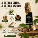 Canophera, Coffee Wood Dog chew Sticks for Regular chewers - Size Large