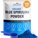 Lone Star, Organic Blue Spirulina Powder, 120 Servings - 100% Pure Superfood Blue-Green Algae, Natural Food Coloring for Smoothies & Protein Drinks - Non GMO, Gluten-Free, Vegan + USDA Certified, No Fishy Smell