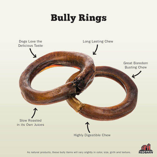 Redbarn Pet Products, Bully Rings, 3-Pack, Case of 8