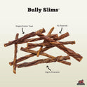 Redbarn, Bully Slims Esophagus Dog Treats – Single Protein Made with 100% Natural Beef Esophagus, Slow-Roasted for Maximum Flavor – No Rawhide, Highly Digestible Chew, Gluten-Free - 9.4 oz (Pack of 2)