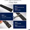 Nexbelt, EDC Tactical Ratchet Belt – 1.5" Black Nylon, Quick-Release, Adjustable for Appendix Carry, Fits Up to 50" Waist
