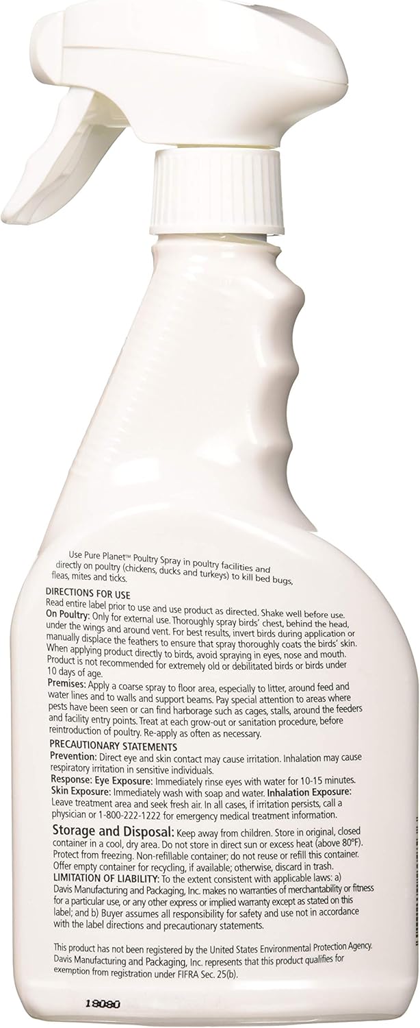 Davis, Pure Planet Poultry Spray, 22 oz