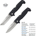 Cold Steel, SR1 Lite 8Cr14MoV Steel 4" Blade Griv-Ex Handle Tactical Self-Defense Folding Knife with Tri-Ad Locking Mechanism, Pocket/Belt Clip