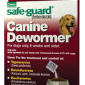 Safe-Guard, (fenbendazole) Canine Dewormer for Dogs, 4gm pouch (ea. pouch treats 40lbs.)