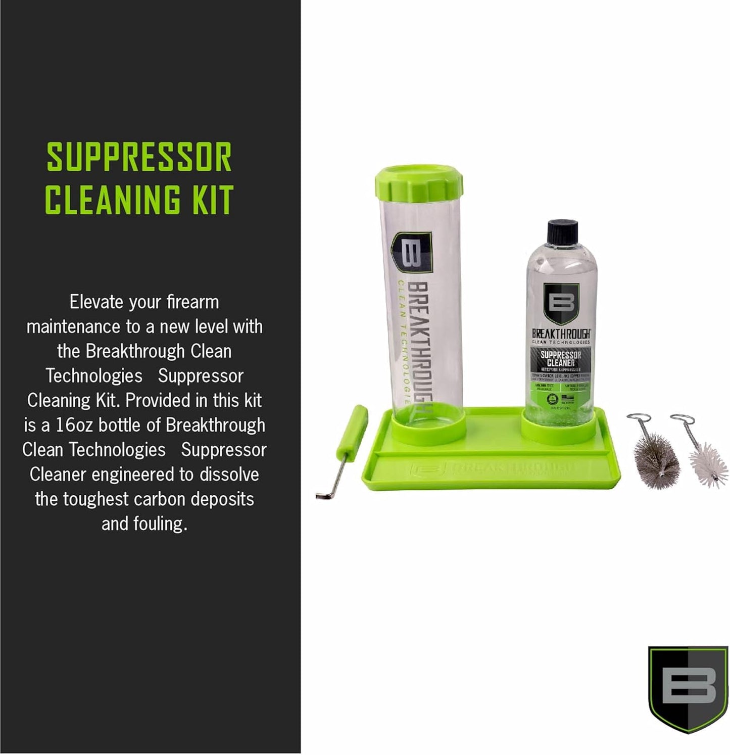 Breakthrough Clean Technologies®, Suppressor Cleaning Kit, 16oz.