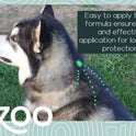 ALZOO, Plant Based Flea & Tick Squeeze-On for Dogs, Helps Repel Fleas, Ticks & Mosquitos, Up to 3-Months Protection, Plant-Based Active Ingredients, Water-Resistant, 3 EZ-On Applicators Per Pack