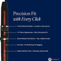 Nexbelt, Titan Ratchet EDC Tactical Gun Belt – 1.5" Micro-Adjustable Strap, Quick-Release, Fits Up to 50" Waist, IWB/OWB