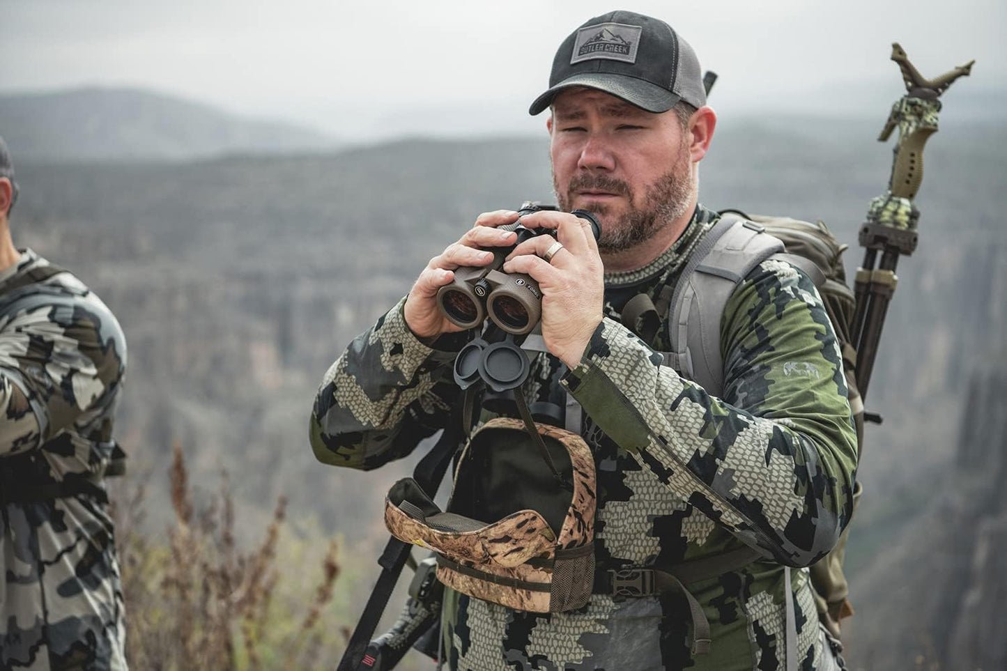 Butler Creek, Featherlight Bino Caddy (X-Large (12x50))_16131, Magnetic Lid, Phone Storage Pocket, Webbing for Accessories