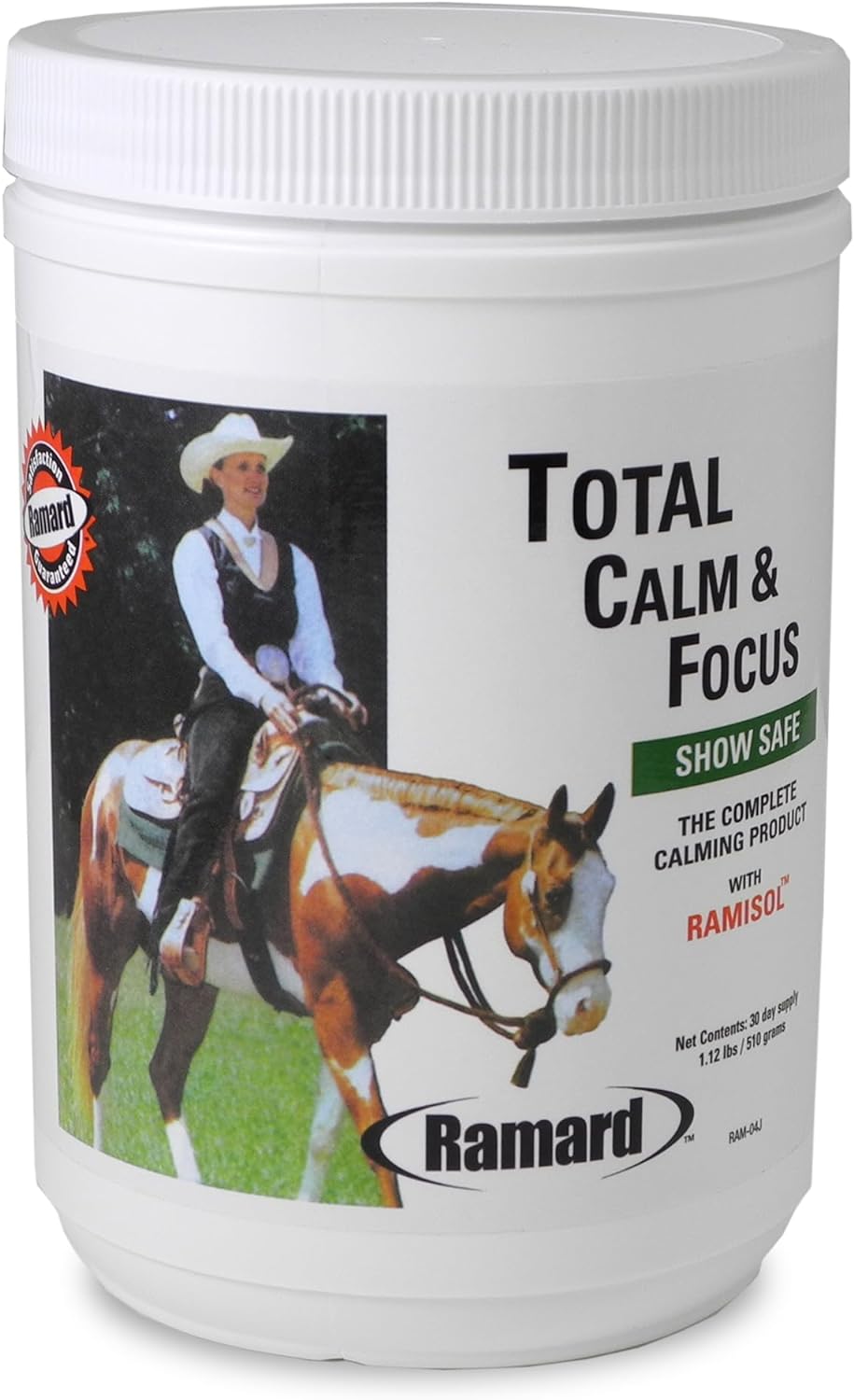 Ramard, Total Calm and Focus for Horses Supplement - Magnesium & Calming Formula for Horse Show, Training, & Performance Mental Alertness Without Drowsiness, Show Safe, Perfect Prep for Horses 1 Pack