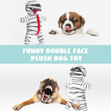 Nocciola, Zombie Mummy Dog Toys with Organs: Funny Cool Hide and Seek Squeaky Chew Toys for Puppies, Small and Medium Size Breed, Plush Stuffed Cognitive Puzzle Toys for Training