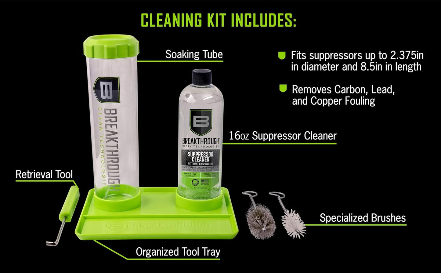 Breakthrough Clean Technologies®, Suppressor Cleaning Kit, 16oz.