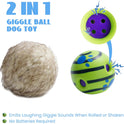Nocciola, Wobble Giggle Ball for Dogs, Interactive Dog Toys for Boredom, Squeaky Ball Dog Toys to Keep Them Busy, Pet Toys for Small Medium Large Dogs, Fun Giggle Sounds When Rolled or Shaken (S)