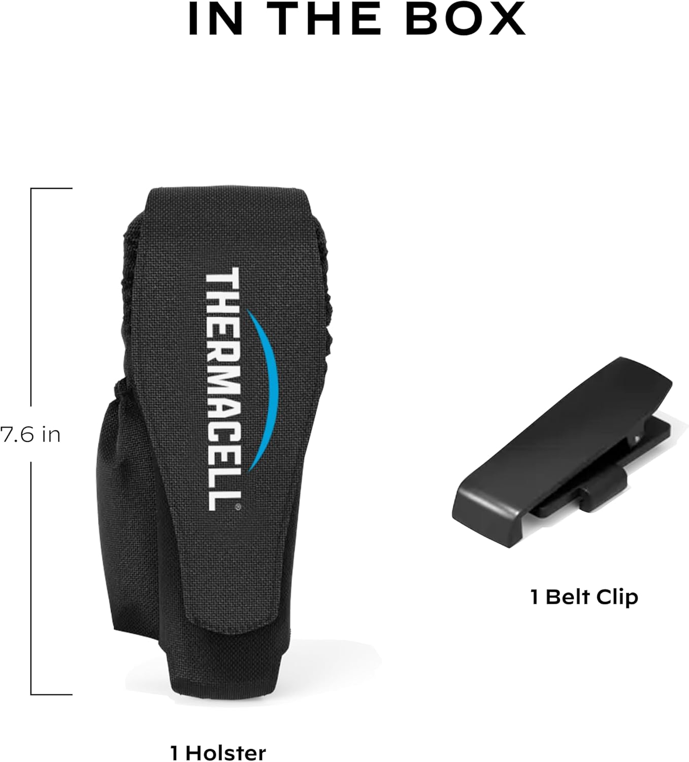 Thermacell, Mosquito Holster with Detachable Belt Clip for Portable Repeller; Compatible with MR300 & MR450; 15 Foot Zone of Protection; Effective Mosquito Repellent; Bug Spray Alternative
