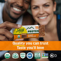 Kate’s, Real Food Organic Protein Bars – (Peanut Butter Cup, 2.2 oz, Pack of 12) – Plant Based Protein Bars - Gluten Free, Soy Free, Non GMO, Whole Grains, and All Natural | bike-handlebars