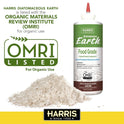 HARRIS, Diatomaceous Earth Food Grade, Half Pound with Easy Application Puffer Tip