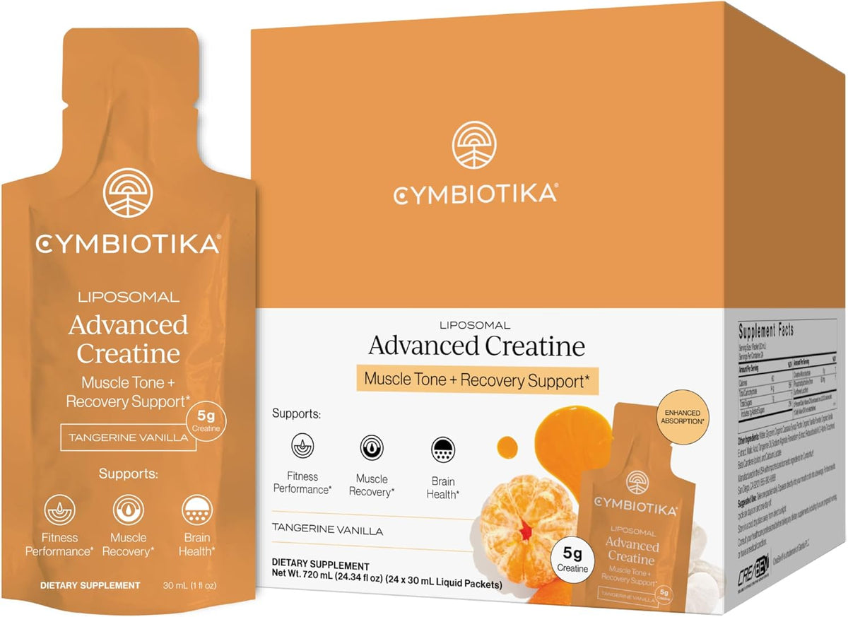 CYMBIOTIKA, Liposomal Creatine 5g for Muscle Recovery & Performance
