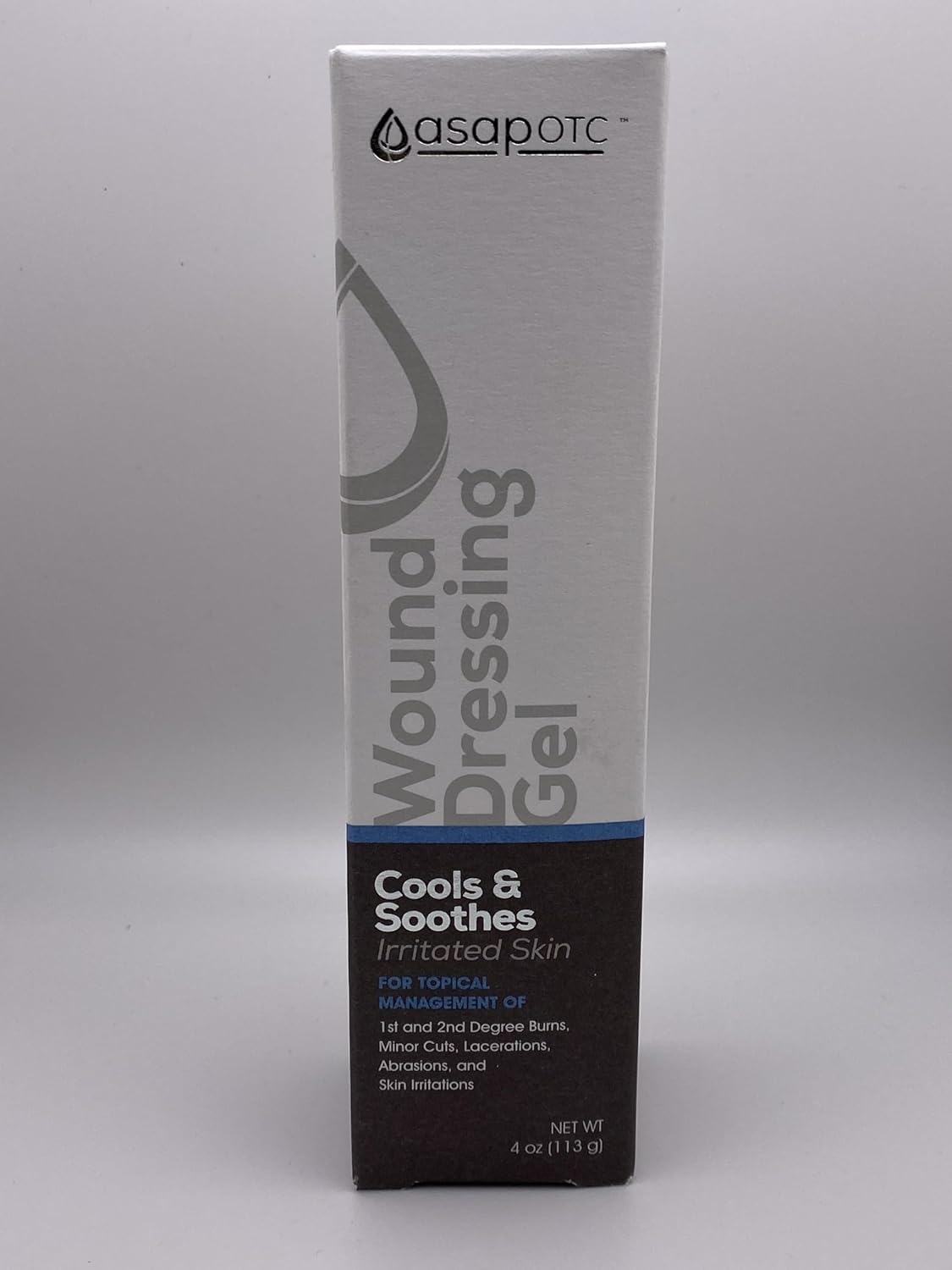 American Biotech Labs, ASAP OTC Wound Dressing Gel | SilverSol Ag₄O₄ 24 ppm Healing & Soothing Gel | 4 Oz