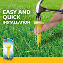 Simple Solution, Pee Post Outdoor Dog Training Aid, 13-Inch Pheromone Infused Yard Marking Stake for Puppy Potty Training, Housebreaking, Lawn and Garden Dog Pee Attractant, Reusable Potty Helper